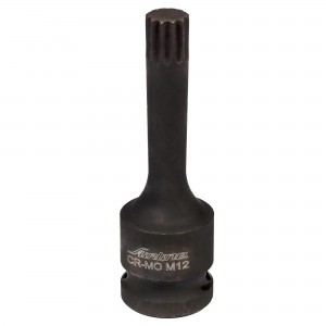 Головка ударная торцевая 1/2 DR внешний SPLINE M12 (ATAS036) ATAS036 AIRLINE
