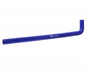 Патрубок ГАЗель Next отопителя подводящий синий силикон MEGAPOWER 81012011 MEGA POWER