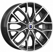 КиК Лилиом 16.0 / 6.0J PCD 4x100.00 ET 45.00 ЦО 67.10 Литой / Черный с полирован 77050 K K WHEELS