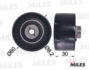 Ролик ремня ГРМ PEUGEOT 206/307/PARTNER 1.6 (INA 532039510) AG02075 AG02075 MILES
