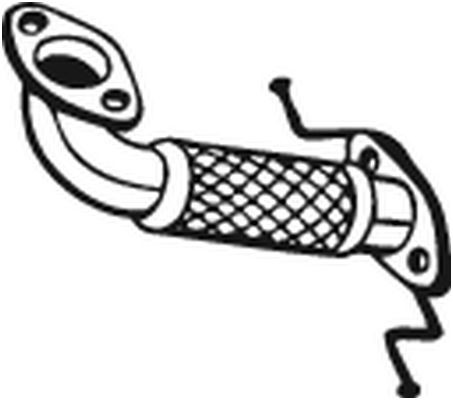 Труба приемная глушителя FORD Mondeo (00-) BOSAL 703-123 BOSAL