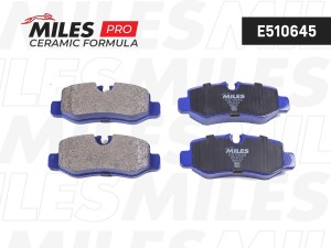 Колодки тормозные задние (Смесь CERAMIC серия PRO) MERCEDES-BENZ VITO (447) 14-  E510645 MILES
