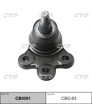 Опора шаровая CHEVROLET Equinox 2010 ~ GMC Terrain / Terrain Denali 2010 ~ перед CB0081 CTR