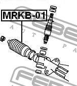 Пыльник рулевой MRKB-01 MRKB-01 FEBEST