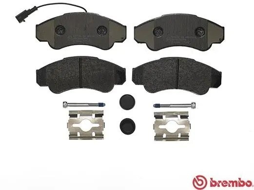 P23092 959 01=221948 !колодки дисковые п.\ Peugeot Boxer 350 Models, Fiat Ducato P23092 BREMBO