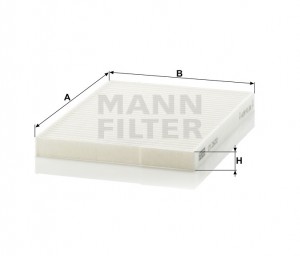 Фильтр салонный CU2620 CU2620 MANN FILTER