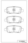 D1286M 876 31 [D40609N00A] !колодки дисковые з.\ Nissan Murano Z51 3.5 08> D1286MH MK KASHIYAMA