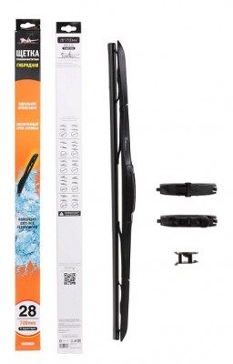 Щетка стеклоочистителя 700 мм (28) гибридная, 8 адаптеров AWB-H-700 AWB-H-700 AIRLINE