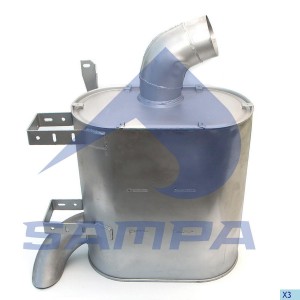 Глушитель RENAULT Magnum SAMPA 079151 SAMPA