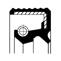 сальник тормозного вала !38.1x50x6.8 \Scania 124 01031712B CORTECO