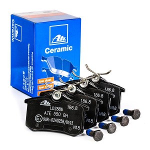 13.0470-2886.2 колодки дисковые задние! ceramic\ VW Golf/Passat/Polo, Audi A2-A8 13.0470-2886.2 ATE