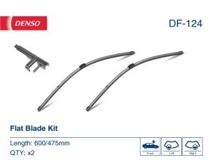 щетки плоск. к-т 600/24'+475/19' BMW 3 E90/E91 05> DF-124 DENSO