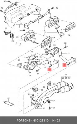 БОЛТSCHRAUBE N10128110 N 101 281 10 VAG