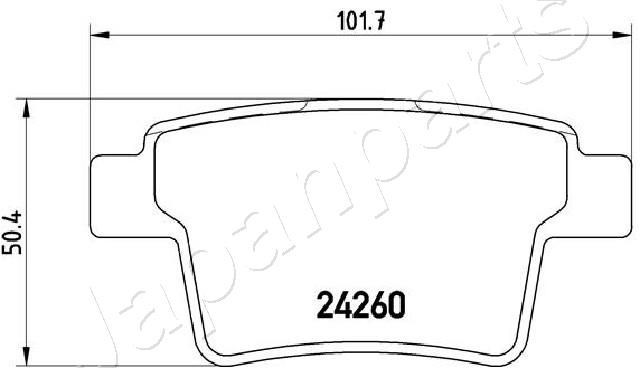 FORD MONDEO III (2000-2007) 2004>> PP-0306AF JAPAN PARTS GROUP