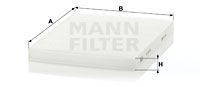 Фильтр воздушный салона HYUNDAI ix20 (10-) KIA Venga (09-) MANN CU23010 MANN FILTER
