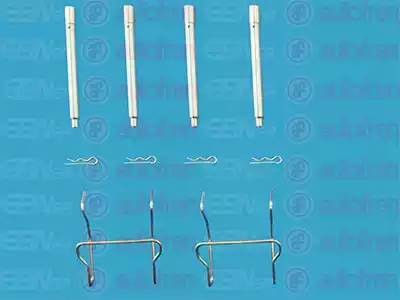 р/к-т торм.колодок!\ Peugeot 406/605/607 2.0/2.1/2.2 91> D42351A AUTOFREN SEINSA