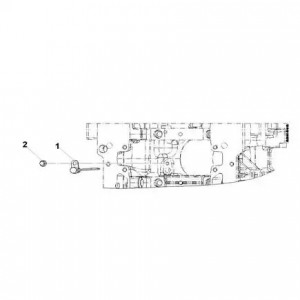 Форсунка охлаждения поршня 3310 ISF 3.8, КАМАЗ ISBe (Haffen) 0226 HAFFEN