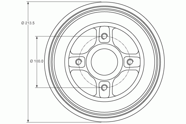 Барабан тормозной с кольцом АБС RENAULT LOGAN DB4214MR DB4214MR TRW