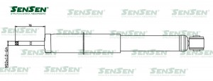 АМОРТИЗАТОР DAEWOO NEXIA/ESPERO/CHEVROLET LANOS ЗАД.ГАЗ. КОД 32120313 32120313 SENSEN