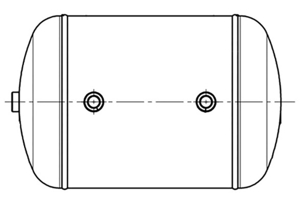 ресивер воздушный! V=30L 310x483 P=14.5bar\ Scania P/G/R/T/4-Series 12624980A PETERS ENNEPETAL