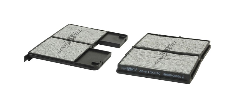 Фильтр салона угольный AG4112KCFC AG 411 2K CFC GOODWILL