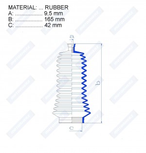 Пыльник рулевой рейки RDZ0343MG RDZ0343MG MOTORHERZ
