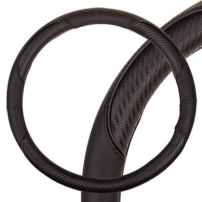 Оплетка SKYWAY Combo-12 M Черная экокожа S01102473 SKYWAY
