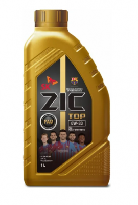 Масло моторное ZIC TOP FE A5/B5/SP 0W30 синт.1л 132680 ZIC