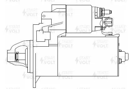 Стартер для а/м BMW 1 F20 (11-)/3 F30 (12-) 1.6i 1,7кВт (LSt 2612) LST 2612 START VOLT