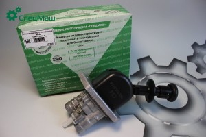 кран тормозной ручник Спецмаш ан.35260042010, 350-15-004, 961 723 015 0 9617230150 SPETSMASH