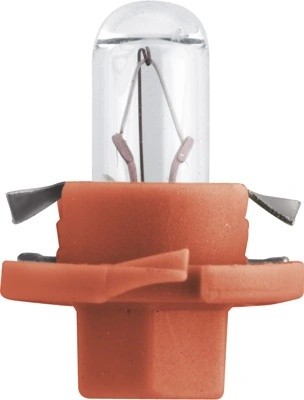 Лампа 12V 1.1W BAX8.4d черный патрон PHILIPS 12624CP PHILIPS