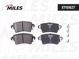 Колодки тормозные задние (Смесь Semi-Metallic) NISSAN INTERSTAR/OPEL MOVANO/RENA E110627 MILES