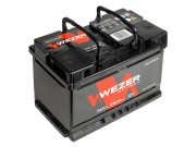 аккумуляторная батарея! 74Ah 680A +справа 276/175/175\ WEZ74680R WEZER