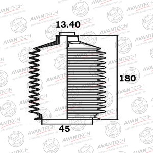 Пыльник рулевой системы Avantech BS0108 AVANTECH
