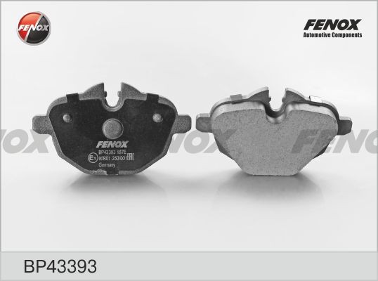 Колодки тормозные дисковые задние BP43393 FENOX