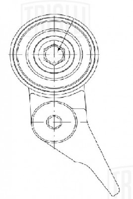 Ролик ГРМ Mitsubishi L200 (06-)/Pajero Sport (08-) 2.5d (натяж.) (CM 5226) CM 5226 TRIALLI