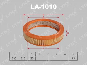 фильтр воздушный!\ Audi 80/100 1.3-2.0 <95, VW Golf/Passat 1.3-1.9 81> LA-1010 LYNXAUTO