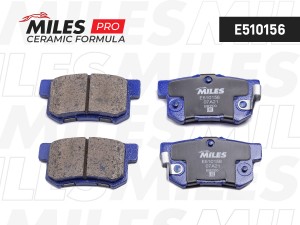 Колодки тормозные задние (Смесь CERAMIC серия PRO) HONDA ACCORD 90-/CIVIC 97-/CR E510156 MILES