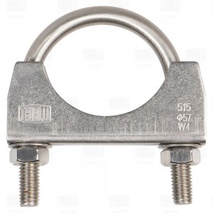 Хомут глушителя U-образный D57 мм стремянка нерж. сталь 304 SS UC 57 SS UC57SS TRIALLI