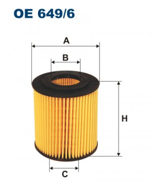 Фильтр масляный BMW (N42/N43/N45/N46) FILTRON OE6496 FILTRON