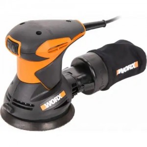 Машина шлифовальная эксцентриковая 300Вт 125мм 12000об/мин. (пылесборник) WORX WX6521 WORX