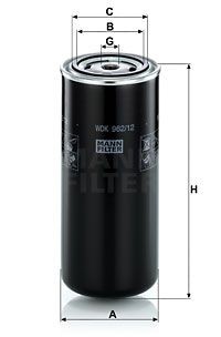 Фильтр топливный WDK 962/12 (6650559140) (ан. 96212-1105010-20) WDK 962-12 MANN FILTER