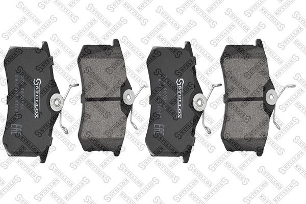 колодки диск.задн.! с антиск.пл.\VW Golf/Passat 1.6/1.8/1.9TD 88-97,Renault Scen 274-003B-SX STELLOX