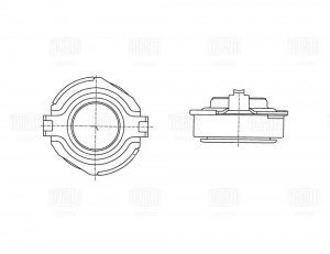 Муфта выключения сцепления механическая CT 2503 TRIALLI
