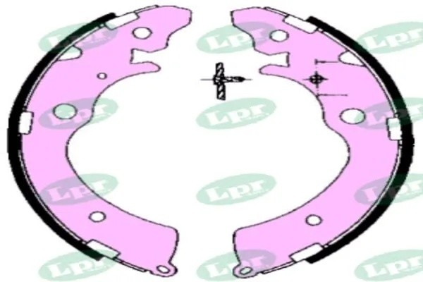 Комплект тормозных колодок 05690 05690 LPR