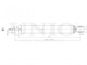 Амортизатор газовый задней подвески SAB-10693 UNIO