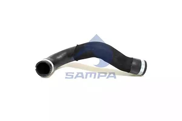 Патрубок радиатора нижний 50*56*430  4 Series ø56xø57x410 040405 SAMPA