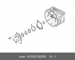Шайба компенсационная 125,1X148,8X2,1-C4 81323130290 MAN