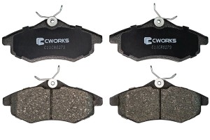 Тормозные колодки передние, Low Metallic C11CR0273 C11CR0273 CWORKS