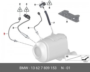 датчик 13627809153 13 62 7 809 153 BMW